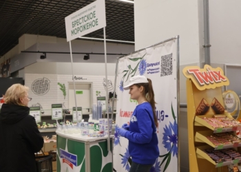 «Остромечевские просторы» в «Евроопт» радовали любителей молочной продукции новыми вкусами