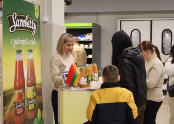 «Топтышка» представил вкусную новинку для малышей в магазине «Евроопт» на Варшавке