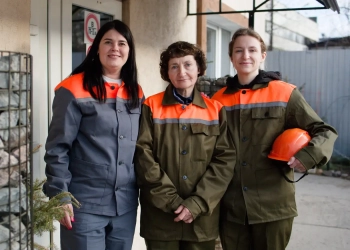 На высоте. В КУП «Брестжилстрой» работают женщины-машинисты башенного крана