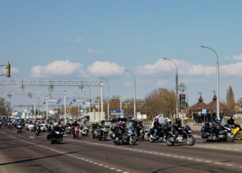 В Бресте официально открыли мотосезон. Фоторепортаж