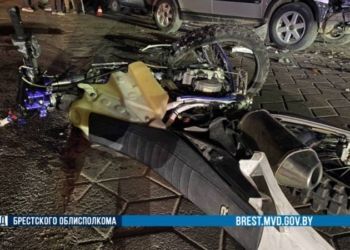 ДТП в Столинском районе: пострадал бесправный 16-летний подросток на мотоцикле