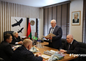 В ОАО «Остромечево» Брестского района чествовали Алексея Скакуна