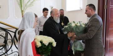 Мэр Бреста посетил Брестское епархиальное управление