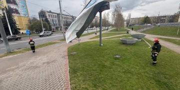 Последствия вчерашней непогоды в Бресте