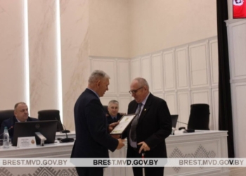 В УВД Брестского облисполкома чествовали ликвидаторов аварии на Чернобыльской АЭС