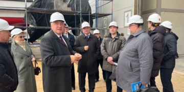 Председатель облисполкома Пётр Пархомчик с рабочим визитом посетил Пинск