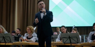 Перед пограничниками Брестской погрангруппы выступил оркестр Жиновича