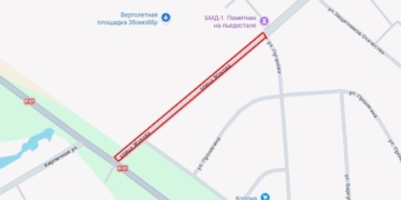 Завтра на два месяца закроют для движения транспорта участок улицы Жукова в Бресте