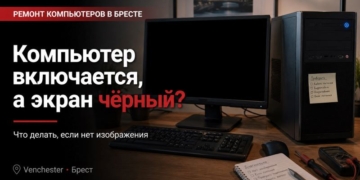 Компьютер включается, а экран чёрный? Что делать, если нет изображения