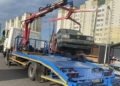 В Бресте собирают «подснежники». Брошенные автомобили отправляются в утиль