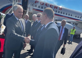В Брест прибыл Председатель Государственной Думы России Вячеслав Володин
