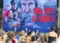 В воскресенье вечером в Брестской крепости под открытым небом прошел показ фильма «Семь верст до рассвета»