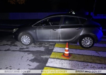 В Ляховичах водитель авто с 3,1 промилле ночью наехал на пешехода