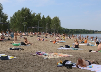 Что на пляжах Бреста, когда в городе 35 плюс?