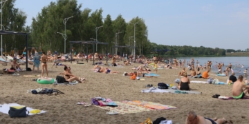Что на пляжах Бреста, когда в городе 35 плюс?