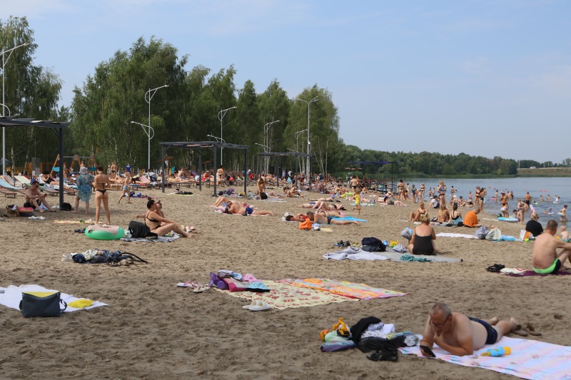 Что на пляжах Бреста, когда в городе 35 плюс?