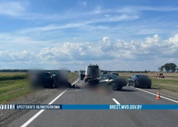 В Дрогичинском районе произошло ДТП, в результате которого погиб водитель автомобиля