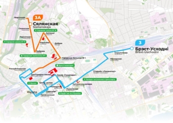 С 8 октября в Бресте новый автобусный маршрут: №3А «Брест Восточный – Крестьянская»