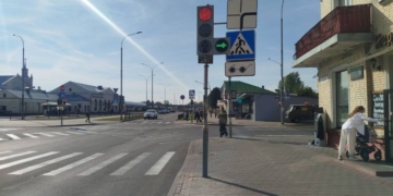 В районе ж-д вокзала в Бресте немного поменялась организация дорожного движения