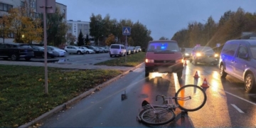 Утром в Кобрине в ДТП травмирован велосипедист: не спешился на переходе
