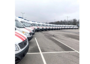 Автопарк «скорых» в Бресте обновлен на 100%!