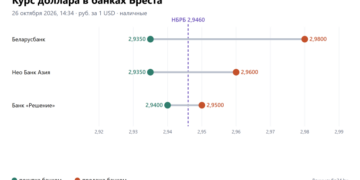 Курс валют в Бресте: где посмотреть курсы банков города и чем они отличаются от курса Нацбанка