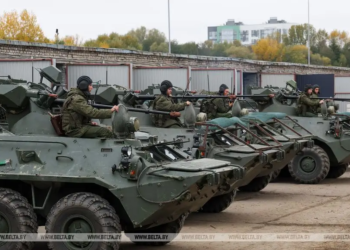 Одно из подразделений 38-й бригады приведено в готовность во время проверки ВС