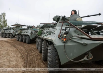 Одно из подразделений 38-й бригады приведено в готовность во время проверки ВС